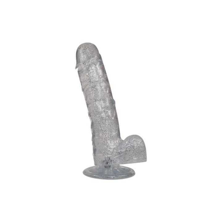 Raw Dildo Realista Nebula Transparente - Imagen 4