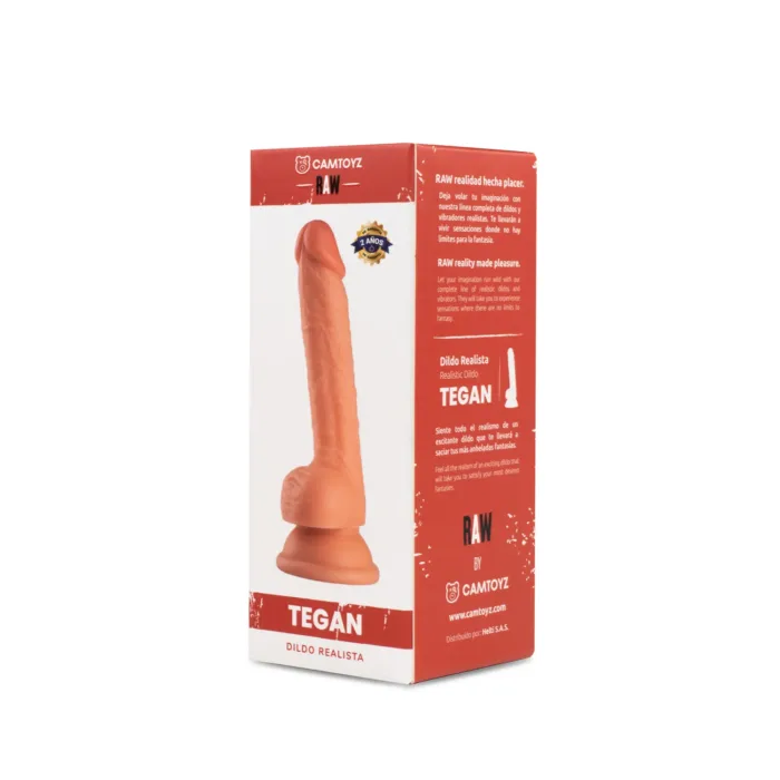 Raw Dildo Realista Tegan Piel - Imagen 5