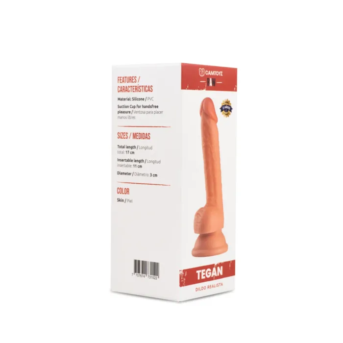 Raw Dildo Realista Tegan Piel - Imagen 4