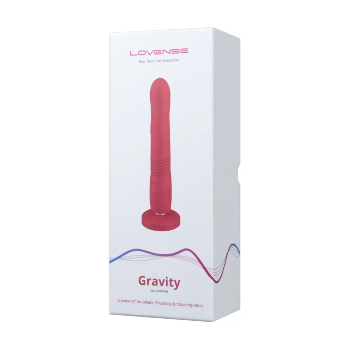 Vibrador Gravity con empuje automatico Salmon - Imagen 5