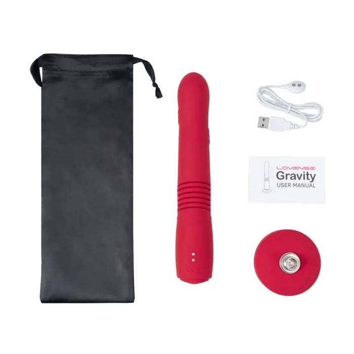 Vibrador Gravity con empuje automatico Salmon - Imagen 3