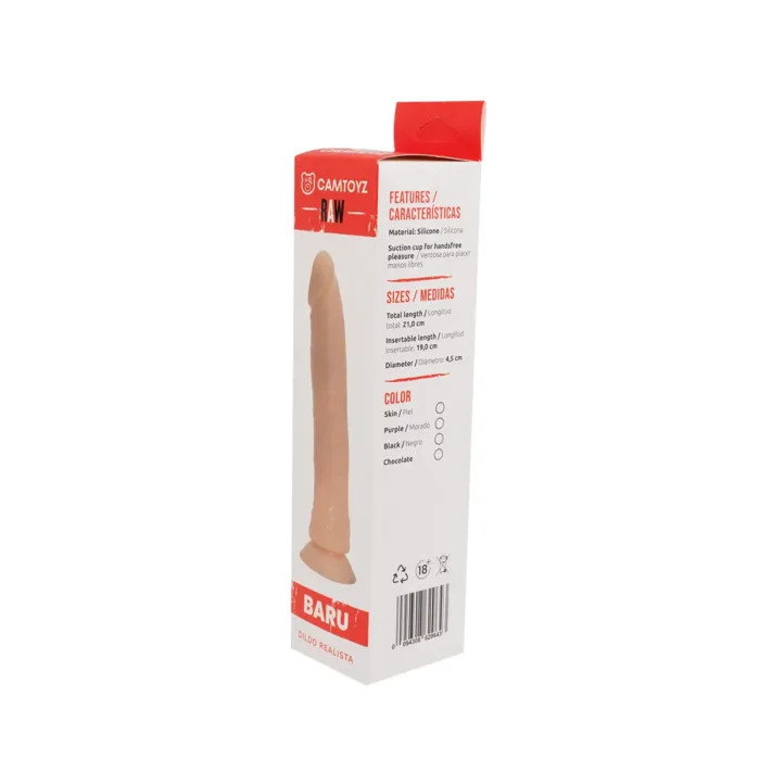 Raw Dildo Realista Baru 21 cm Piel - Imagen 2