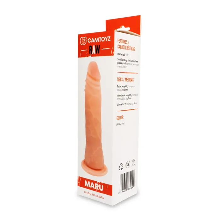 Raw Dildo Realista Maru 21,5 cm Piel - Imagen 8